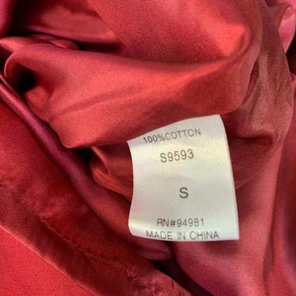 Twenty One Women's Skirt Size Small‎ Burgundy Lined - Picture 7 of 7